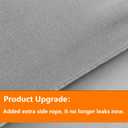 TAIMIT Grey Twin Size Comforter Set - 5 Pieces, Bed in a Bag Bedding Sets with All Season Soft Quilted Warm Fluffy Reversible Comforter,Flat Sheet,Fitted Sheet,1 Pillow Shams,1 Pillowcases,Gray