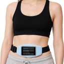 Insulin Pump Belt, No-Bounce Insulin Pump Holder Compatible with Tandem t:Slim/t:Slim X2, Medical Expandable Waist Pouch, Adjustable Diabetic Band Accessories, Diabetic Supplies (Blue)