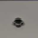 Bathtub Drain Stopper, Pop Up Tub Drain Hair Catcher, Bath Tub Drain Plug and Cover for 1.45-1.8in Drain Hole, Replaces Lift and Turn, Tip Toe or Trip Lever, Silver (2.75 x 2.75 x 0.95 inches)