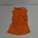 Missufe Women's Sleeveless V Neck Ruched Bodycon Sundress Summer Casual Short Tank Dress S