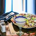 Reusable Stainless Steel Straw Set of 4 - Shorter Lengths (6.5" and 7.5") for Cocktails and Beverages. Travel Case and Cleaning Brush - Perfect for On The Go or Entertaining at Home (Purple Haze)