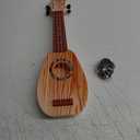 YOLOPARK 17" Kids Toy Guitar for Girls Boys, Mini Toddler Ukulele Guitar with 4 Strings Keep Tones Can Play for 3, 4, 5, 6 7 Year Old Kids Musical Instruments Educational Toys for Beginner (Wood)