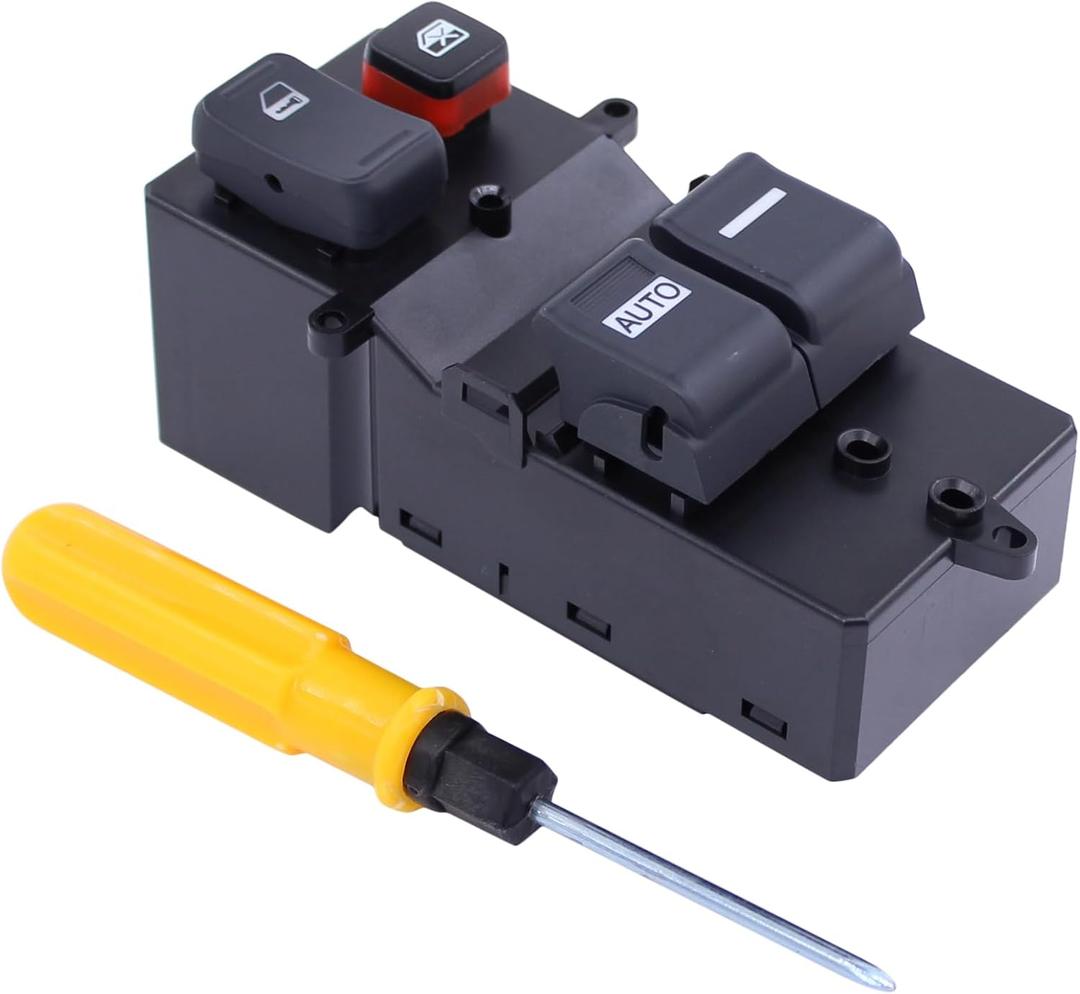 ApplianPar Front Driver Side Window Switch with Door Lock Switch for Honda Accord Coupe 2003-2007