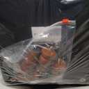 CAROLMADE Folding Storage Ottoman Cube PU Leather Footstool with Wood Legs Ottoman Footrest for Living Room and Bedroom Brown, 15x12.6 x 15.4