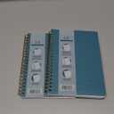 Carolina Pad College Ruled Executive Personal Notebook ~ Noted Neutrals (Teal; 5" x 7"; 100 Sheets, 200 Pages)