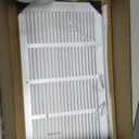 NOTASA Vinyl Basement Window, Bathroom Sliding Window 32" x 18" White