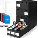 AOBOPLE Trading Card Storage Box,18000+ Cardboard Storage Box with 60 Dividers,Label&Tapes for MTG Commander,TCG,PTCG (12000+ Card Box)