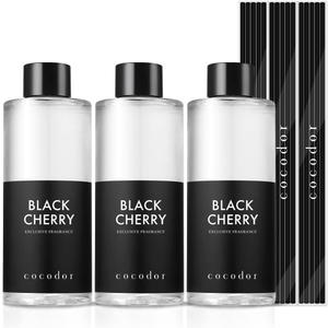 Cocod'or COCODOR Reed Diffuser Oil Refill/Black Cherry /6.7oz / 3 Pack/Aromatherapy, Home Fragrance, Scented Oils, Oils for Reed Diffuser, Bathroom Home Decor Cocod'or COCODOR Reed Diffuser Oil Refill/Black Cherry /6.7oz / 3 Pack/Aromatherapy, Home Fragrance, Scented Oils, Oils for Reed Diffuser, Bathroom Home Decor