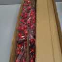 25 Inch Artificial Red Berry Stems Branches,Faux Berries Fake Flower for Christmas Year DIY Floral Art Plant Home Office Party Decoration, 4 Pack