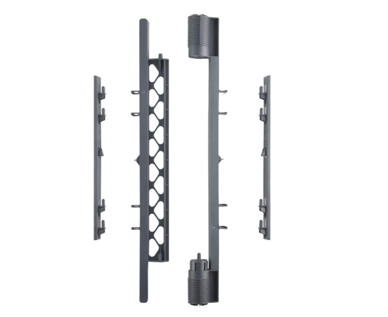 Toddleroo by North States - Superyard Duo Extra Wide Baby Gate & Play Yard: 6 Panel Playpen - Included Wall Mount Kit - Made in USA - 38.5 to 201 Inches W - 26 Inches T - Light Gray