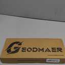 65% Wireless Gaming Keyboard, Rechargeable Backlit Gaming Keyboard, 68 Keys Ultra-Compact Anti-ghosting No-Conflict Wireless Keyboard for PC Laptop Windows Gamer(Black-Grey)