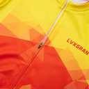 Men's Cycling Jersey Winter Thermal Fleece Long Sleeve Bike Shirts Windproof Cycling Jacket with 3 Pockets (XXL)