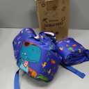 Vvinca Toddler Swim Vest 22-66 lbs, Swim Trainer for Boys Girls with Anti-Chafe Crotch Strap, Floaties for Kids 2-6 Years Old,03-Dinosaurs
