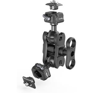 SmallRig Quick Release Ballhead Magic Arm 360 Rotation Articulating Magic Arm with 1/4" Screw, Drop-in HawkLock Camera Clamp for Field Monitor, Camera, Light, Max Load of 5kg, Aluminum Alloy - 3515C