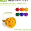 Champion Sports Scoop Ball Game: Classic for All Ages Outdoor Party Gear for Lawn, Camping & Beach (6")