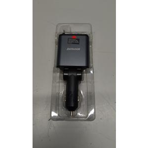 Deranor Retractable Car Charger 4 in 1 Fast Car Phone Charger 69W, USB C Car Truck Accessories Adapter with 2X Retractable Charger Cords and 2X USB Ports for i Phone 17/16/15/14, for Samsung S25/S24