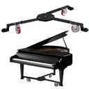 BreezeHug Heavy Duty Piano Truck Dolly Spider Mobile Cart for Concert Baby Grand Piano Moving Dolly with 3 Large Wheel Adjustable Legs Moving Dollie Stage Stand for Music Hall Transportation