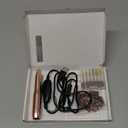 Alety lectric Nail Drill Kit - Portable File for Acrylic Gel Nails, Professional Machine Efile Manicure Pedicure Tools With Gold Drill Bits for Home Salon Use 