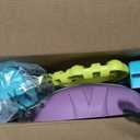 Fisher-Price Baby Push Toy Learn with Me Purple Monkey Walker Musical Learning Activity with Lights for Infants Ages 6+ Months