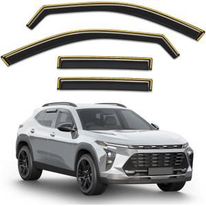 in-Channel Window Visors Rain Guards for Chevy Trax 2024 2025 2026