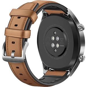 Leather Bands Compatible Samsung Galaxy Watch Ultra 47mm 2025/2024, Breathable Leather with Silicone Replacement Strap Wristband Men Women