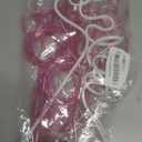 CHSLtmxq 12pcs Reusable Bachelorette Party Decoration Straws, Includes 1 White Large Bride Straw,11 Pink Diamond Ring Straws, Bride party Favors Bridal Shower Wedding Engagement 12.6‘’ With 2 Brushes