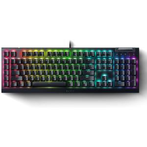 Razer BlackWidow V4 X Mechanical Gaming Keyboard: Green Switches Tactile & Clicky - 6 Macro Keys - Chroma RGB - Doubleshot ABS Keycaps - Roller & Media Keys - Snap Tap