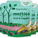 Beech-Nut Melties Baby & Toddler Snack Melts, Banana Blueberry Green Bean, 1 oz (7 Pack), Best By: 12/01/2025
