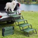 5‑Step Dog Stairs for Car Trunk, 18.5" Wide Foldable Lightweight Pet Stairs