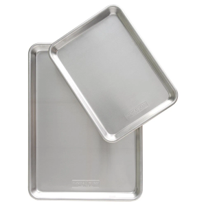 16x11 Aluminum Quarter & Half Sheet Baking Pan Kitchen Cookie Tray roasting vegetables