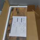 Fixwal Floating Shelves for Wall, 15.7" Wood Wall Mounted Shelves for Living Room, Bedroom, Bathroom and Kitchen, for Storage, Books, Room Decor (Rustic Brown, Set of 2)