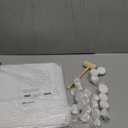 C&AHOME Cube Storage Organizer, 4-Cube Shelves Units, Closet Cabinet, DIY Plastic Modular Book Shelf Ideal for Bedroom, Living Room, Office, 24.8" L x 12.4" W x 24.8" H Milky UPCS04M