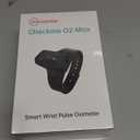 Continuous Wrist Pulse Oximeter, Blood Oxygen Saturation Monitor with Smart reminder, Bluetooth, 72 Hours Endurance Tracking SpO2 and Pulse Rate, Checkme O2 Max with PC Software & APP