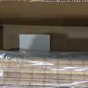 Cordless Bamboo Roman Shades 32x48in, Light Filtering Bamboo Blinds for Indoor Windows, Office, Bathroom and Living Room, Privacy Teak.