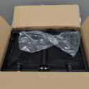 Yesker Foldable Wagon - 220lbs Collapsible Garden Carts with All Terrain Wheels for Outdoor Camping Sports Shopping Gardening - Heavy Duty Portable Utility Trolley (Black) (27*18*17")