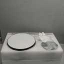 Ceiling Fans with Lights and Remote, 44" Low Profile Ceiling Fan with Light, APP, 6 Speed, Dimmable, DC Motor, Quiet, Timer, Flush Mount Modern LED Ceiling Fan for Bedroom Living Room, Black