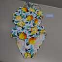 LIZENS Girls' One Piece Leopard Swimwear Cut Out Spaghetti Straps Swimsuit Floral Beach Bathing Suit for Girls Toddler Kids