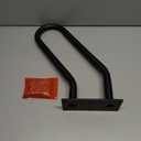 Hand Rails for Outdoor 1-2 Steps, Indoor Stairs, Bathroom, Wall Mount Non-Slip U-Shape Stair Hand Railing Black 1 Pack