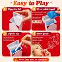 Bubble Cigarette Blower Toy, 2 Pack Bubble Stress Relief Toy Mini Bubble Blower Bubble Sticks Relaxation Birthday Party Gift for Men Women