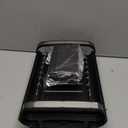 Small Dish Drying Rack, Mini Expandable Compact Dish Rack, Slim Extendable Stainless Steel Dish Drainer for Kitchen Plate Storage, Space Saving Dish Strainer in Sink or on Home Countertop, Black