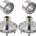 2 x Front Wheel Hub Bearing Assembly Compatible with 1995-2004 Tacoma, 2.4L 2.7L 3.4L (4WD ONLY), Replace 43521-35010 43502-35160