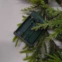 6 FT Artificial Christmas Garland, Faux Spruce Evergreen Garland with 20 LED Lights, Red Gold Ball Ornaments and Stars, Lighted with Timer, Perfect for Christmas Indoor Outdoor Decoration