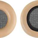 Geekria Replacement Ear Pads for Bang & Olufsen Beoplay H4/ H6/ H7/ H9/ H9i/ HX, Portal Headphones Ear Cushions, Repair Parts (Khaki/No Plastic Clip)
