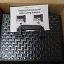 Salon Cart with 3 Drawers, Nail Trolley Cart with Wheels Salon Station Rolling Makeup Train Case Cosmetology Case Organizer Cases for Nail Tech,SPA,Face Painting,Hairstylist,Makeup Artist