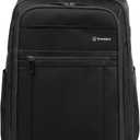 Travelpro Crew Executive Choice 3 Large Backpack Fits Up to 15.6 Laptops and Tablets, USB a and C Ports, Men and Women, Jet Black