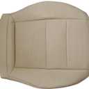 NLQR Driver Side Bottom & Foam Cushion Replacement Leather Seat Cover Tan fit for Mercedes Benz GLK250 GLK280 GLK300 GLK350 2008-2015 fit for Mercedes Benz C250 C300 C350 C350e C400 2008-2014