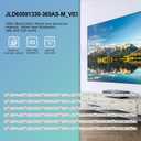 6 pcs LED Backlight Strips Replacement Set for TCL 65" TV JL.D65081330-365AS-M_V03 65HR330M08A1 65S4 65S421 65S423 65S425 65S421LCAA 65S425TACA 65S4LEAA 4C-LB6508-PF01J 65S4LDAA 65S425LACA 65S423TFAA