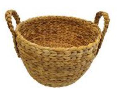 HD Designs Round Water Hyacinth Basket