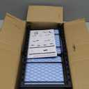 LAMU Pots and Pans Organizer Rack for under Cabinet, 8 Adjustable Tiers Pan Pot Organizers inside Cabinet with 15" Height, Heavy-Duty Kitchen Organization and Storage Holds up to 12" Cookware, White