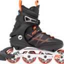 K2 F.I.T. 80 ALU Black Mens Inline Skates, Size 8